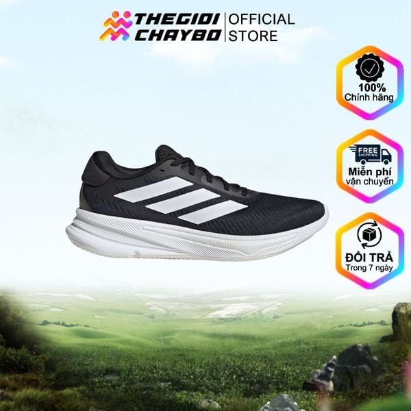 Giày Chạy Bộ Nam Adidas Supernova Ease - Black / White / Charcoal 