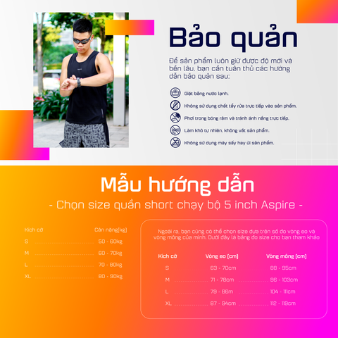  Quần Short Chạy Bộ 5 inch Aspire APQ507 - Xám 