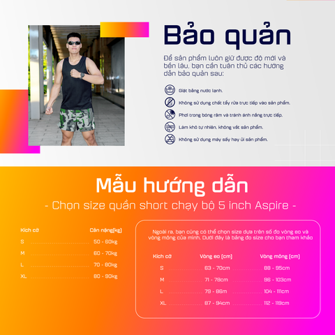  Quần Short Chạy Bộ 5 inch Aspire APQ504 - Xanh Xám 