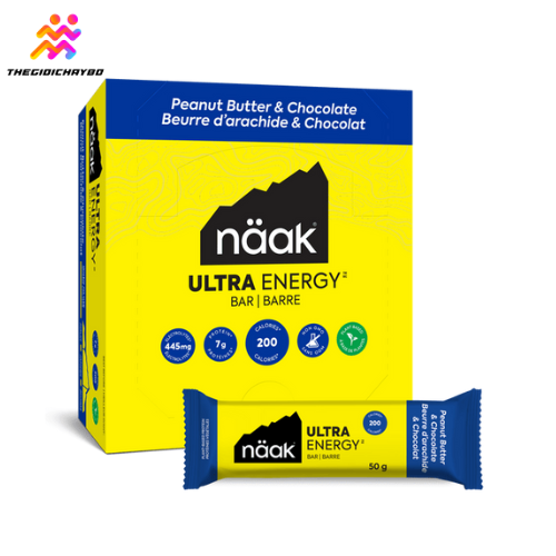 Thanh Năng Lượng Naak 50gr - Bơ Đậu Phộng & Chocolate