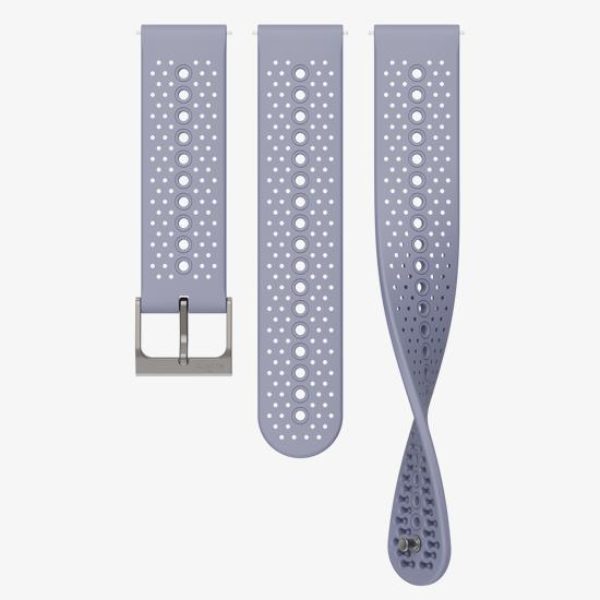  Dây Đồng Hồ Suunto 22mm ATH1 Silicone - Mist Blue 