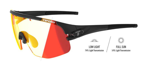  Kính Thế Thao Tifosi Sledge Lite - Matte Black Tròng Clarion Red Fototec 