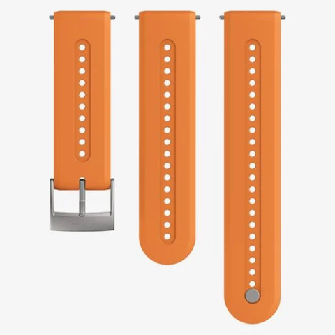  Dây Đồng Hồ Suunto 24mm Athletic 7 Silicone - Granite Orange 