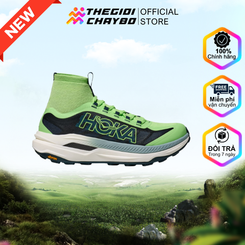  Giày Chạy Bộ Nam Hoka Tecton X 3 - Tart Apple/Blue Twilight 