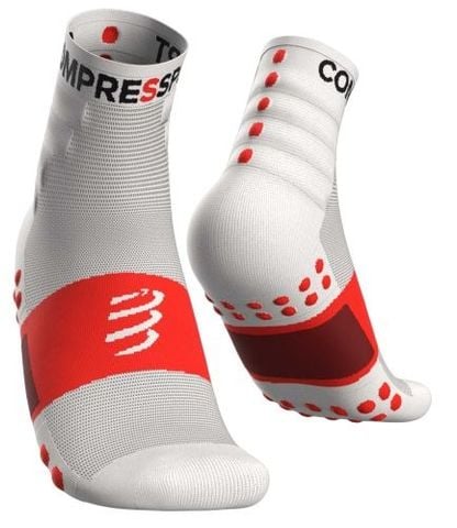  Tất Chạy Bộ Compressport Training Socks-2 Pack - White 