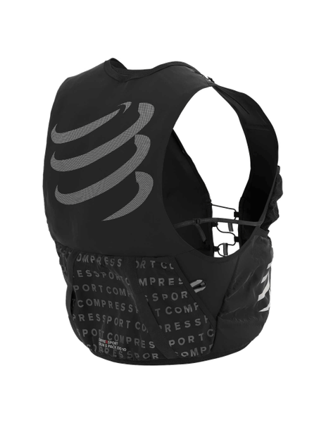  Vest Nước Chạy Bộ Compressport - UltRun S Pack Evo 10 Black 