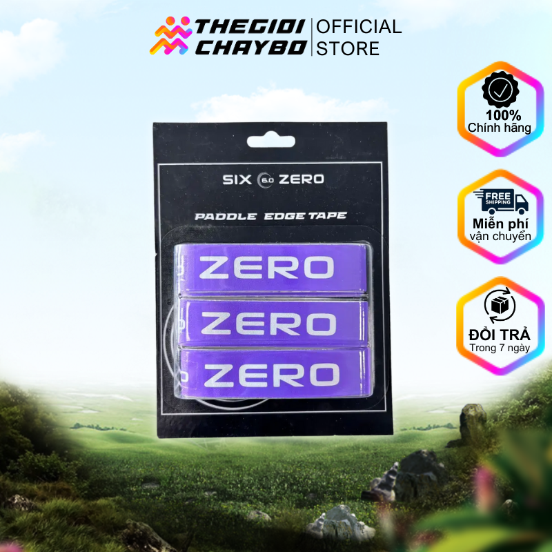  Băng Keo Bảo Vệ Cạnh Vợt Pickleball Six Zero Professional Edgeguard Tape - Amethyst 
