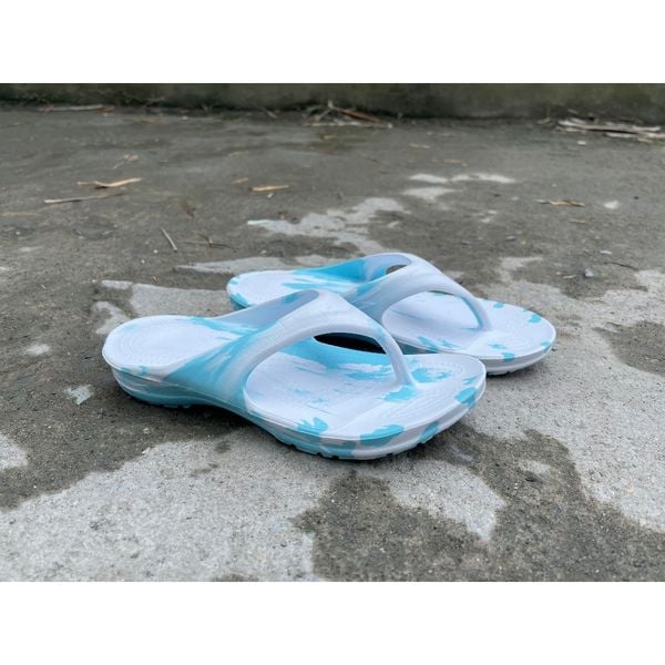  Dép Chạy Bộ GOYA Flip GF23 Trắng Xanh 