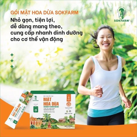  Mật Hoa Dừa Tự Nhiên Sokfarm Bổ Sung Năng Lượng & Dinh Dưỡng 