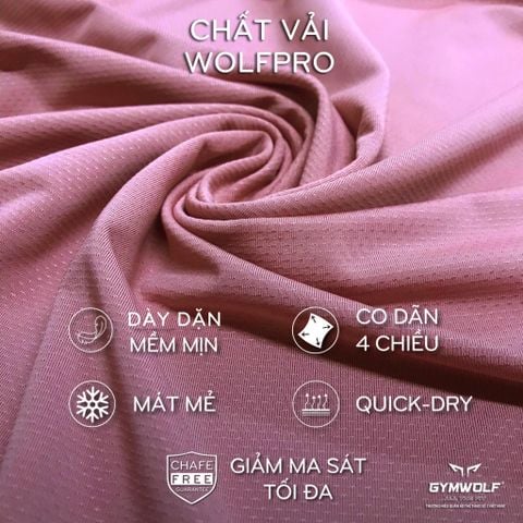  Áo Chạy Bộ Nam Gymwolf Fast & Fly - Hồng 