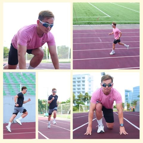  Áo Chạy Bộ Nam Gymwolf Fast & Fly - Hồng 
