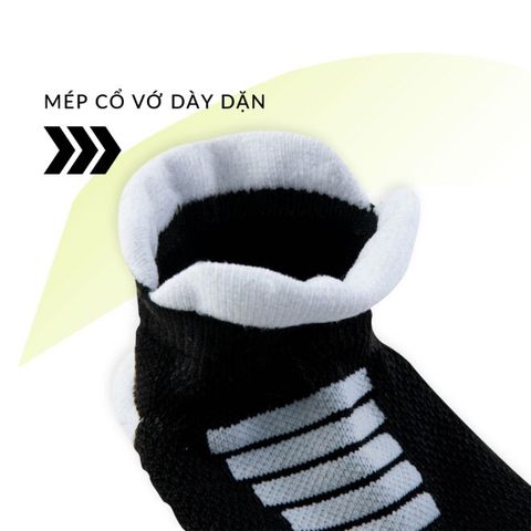  Tất/Vớ Cổ Ngắn Upper You SPM2003 Max Cushion - Trắng Xám 