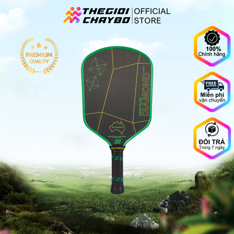  Vợt Pickleball Six Zero Double Black Diamond Control - Green and Gold 