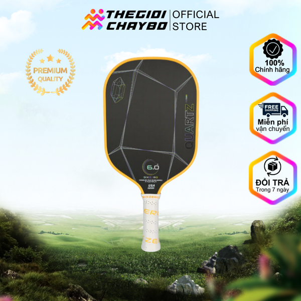 Vợt Pickleball Six Zero Quartz - Citrine (Yellow) 
