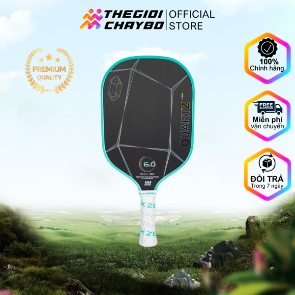  Vợt Pickleball Six Zero Quartz - Praisolite (Green) 