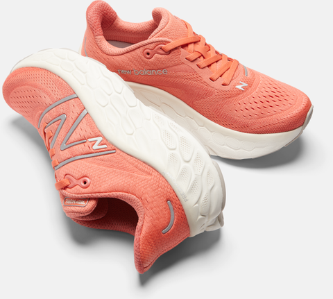  Giày Chạy Bộ Nữ New Balance WMORCJ4 Fresh Foam X More v4 - Gulf Red 