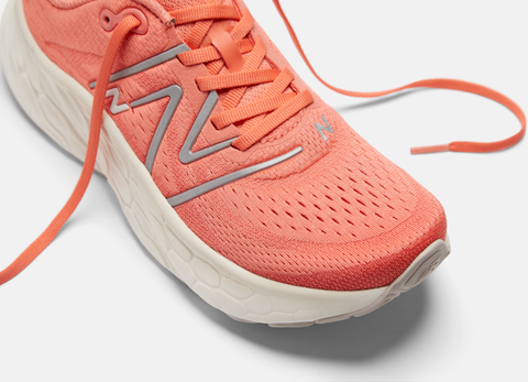  Giày Chạy Bộ Nữ New Balance WMORCJ4 Fresh Foam X More v4 - Gulf Red 
