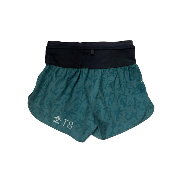  Quần Short Chạy Bộ Nữ T8 Sherpa Shorts - Inked Teal 