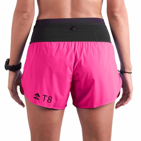  Quần Short Chạy Bộ Nữ T8 Sherpa Shorts - Pink 