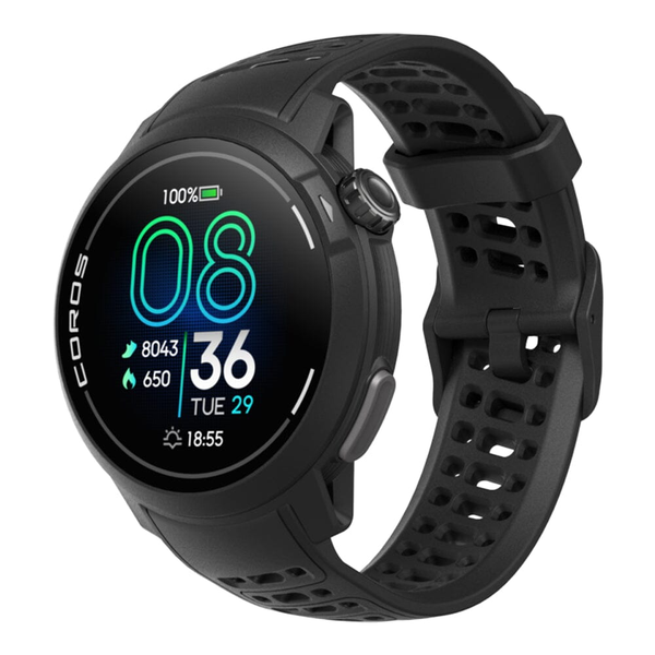  Đồng Hồ Chạy Bộ GPS Coros Pace Pro Black - Silicon 