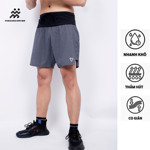  Quần Chạy Bộ Nam Motive Plus Belt SM30422 