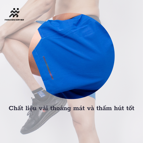  Quần Chạy Bộ Nam Motive Plus Belt SM30422 