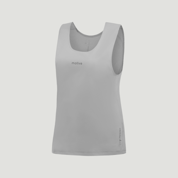  Áo Chạy Bộ Singlet Nữ Motive SLM102 - Màu Xám 