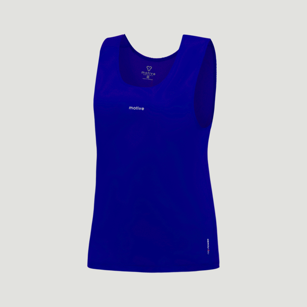  Áo Chạy Bộ Singlet Nữ Motive SLM102 - Màu Xanh Dương 