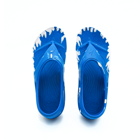  Dép Chạy Bộ Có Quai GOYA Sandal GS23 - Xanh Dương Trắng 