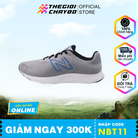  Giày Chạy Bộ Nam New Balance New 420 (A/M) - Raincloud With Blue Oasis & Black 