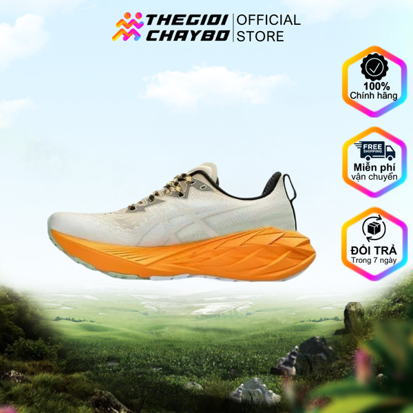  Giày Chạy Bộ Nam Asics Novablast 4 TR - Nature Bathing/Fellow Yellow 