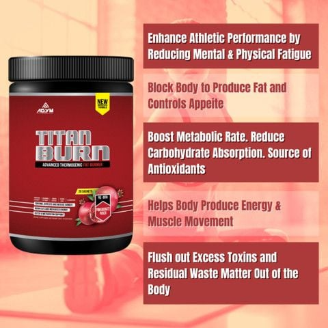  Titan Burn Hũ 400g - Thermogenic Fat Burner Weight Loss - Thúc Đẩy Đốt Mỡ Thừa 