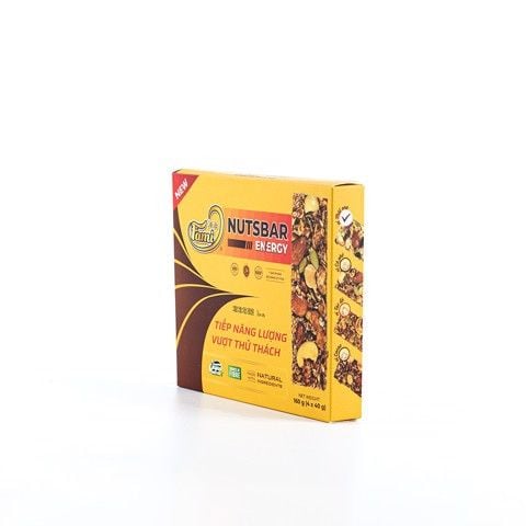  Thanh Hạt Năng Lượng FAMINUTS - Hộp 4 thanh - Cà Phê/Mật Ong/CaCao/Táo Đỏ/Mix Vị 