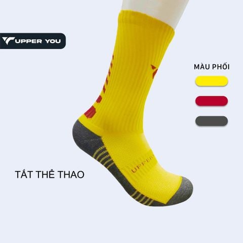  Tất Thể Thao Unisex Upper You Cổ Dài SPM4001 - Xanh dương 