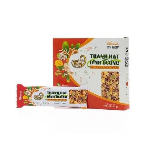  Thanh Hạt Dinh Dưỡng FAMINUTS Hạt Điều - Trái Cây 