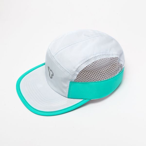  Mũ Chạy Bộ MOTIVE VM1006 TRẮNG XANH 