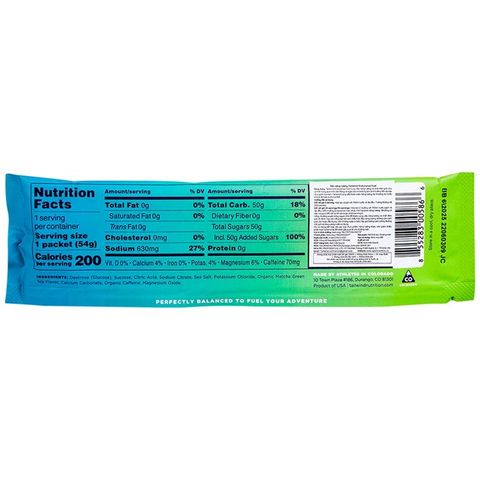  Bột năng lượng Tailwind Matcha Cafeinated 