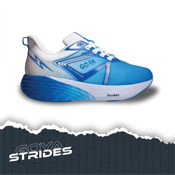 Giày Chạy bộ GOYA Strides 2 -  Xanh Trắng 