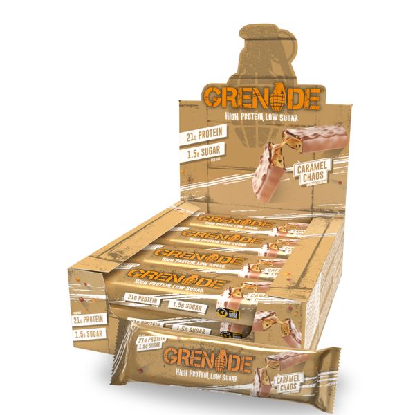  Thanh Protein Grenade Caramel Chaos 