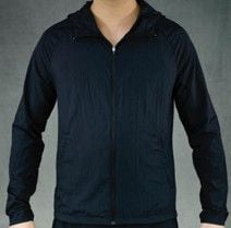  Áo Khoác Chạy Bộ Aspire Một Màu Có Nón APK109 - Đen 