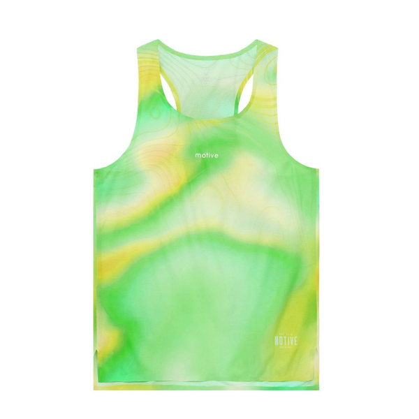  Áo Singlet Chạy Bộ Nam Motive SLM105 - Xanh 