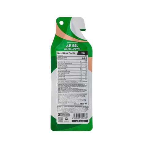  Gel Năng Lượng AB Dạng Gói 45g - Vị Vải 