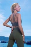  Quần Legging Laha Xanh Rêu 