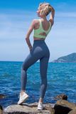  Quần Legging Xám Xanh 