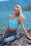  Áo Bra Basic Xanh 