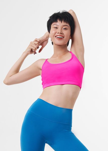  Áo Hai Dây Hồng Trơn Hayla 