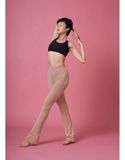  Matching Sets Áo Lama Đen Trơn - Quần Loe Gân Kem 