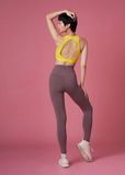  Quần Nâu Nhạt Yoga-Gym Hayla 