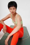  Matching Sets Áo Laha Xanh -Quần Legging Cam Laha 