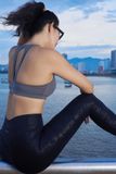  Matching Sets Áo Ramen Xám- Quần Ánh Kim Đen 